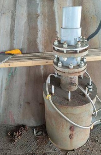 高溫雷達物位計應用現(xiàn)場圖片(圖1)