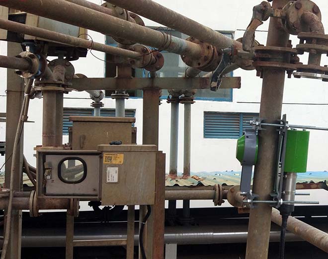 Na-22放射性儀表電廠石灰石漿液脫硫管道(圖1) Na-22放射性儀表電廠石灰石漿液脫硫管道(圖1)