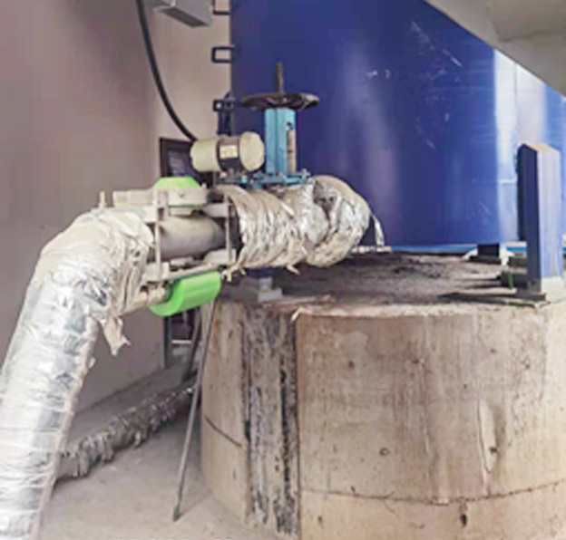 Na-22放射性儀表充填攪拌罐出口管道密度測量案例(圖1) Na-22放射性儀表充填攪拌罐出口管道密度測量案例(圖1)