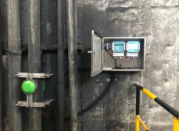 Na-22放射性儀表礦山充填管道密度測量現場(圖2)