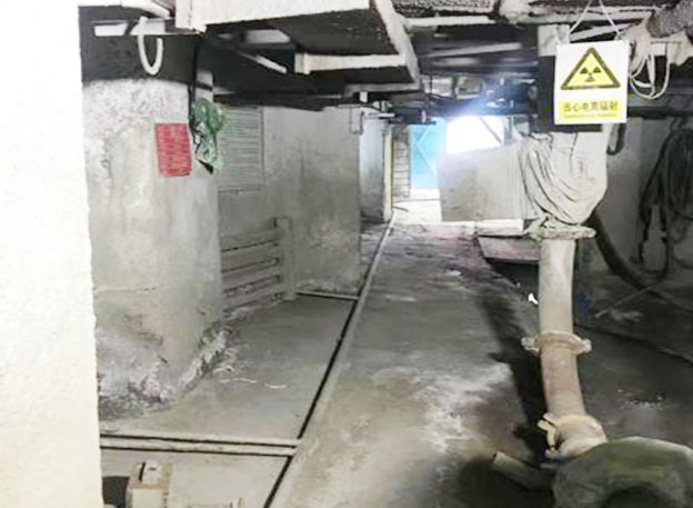 Na-22放射性儀表礦山充填管道密度測量現場(圖3)