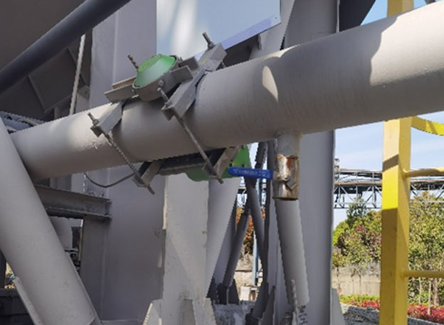 Na-22放射性儀表礦業(yè)公司濃密機(jī)下口礦漿濃度測量工況(圖1)