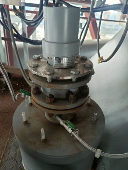 利馬克高溫雷達、高溫開關、化工公司工況案例(圖2)