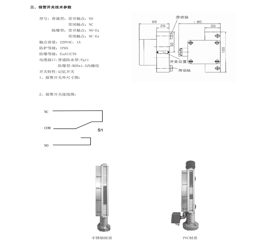 磁翻板液位計(jì)（PVC) UHZ-10(圖2)